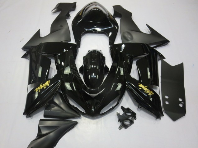 2006-2007 Black and Gold ZX10R Fairings