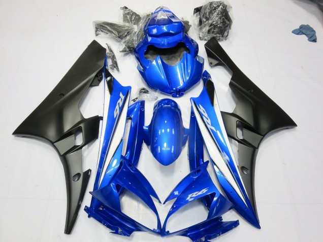 2006-2007 Blue Matte Black R6 Fairings