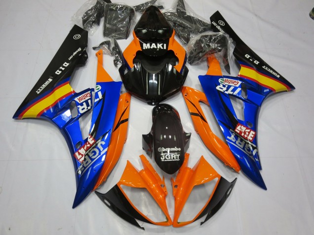 2006-2007 Blue Orange R6 Fairings