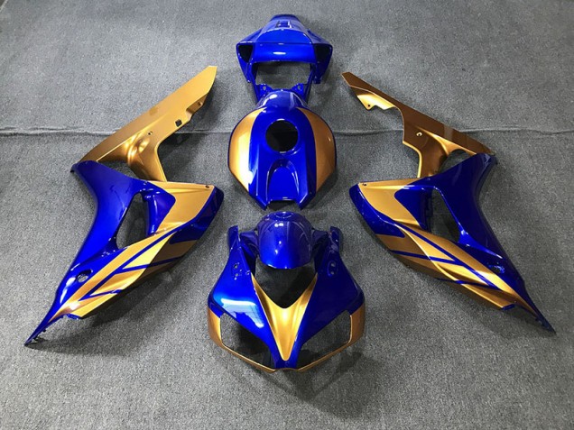 2006-2007 Blue and Gold CBR1000RR Fairings