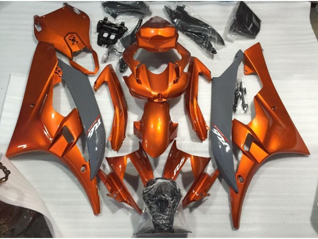 2006-2007 Burnt Orange and Nardo R6 Fairings