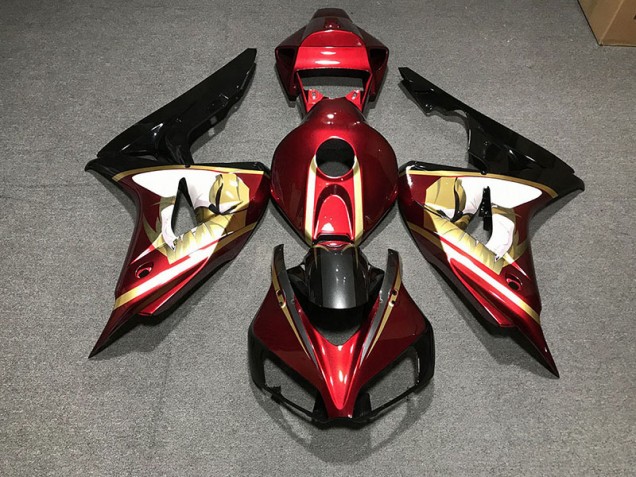 2006-2007 Deep Red & Gold CBR1000RR Fairings