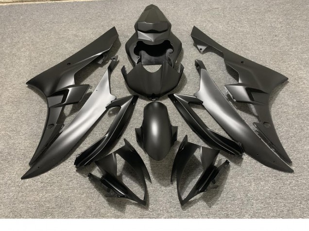 2006-2007 Full Matte Black R6 Fairings