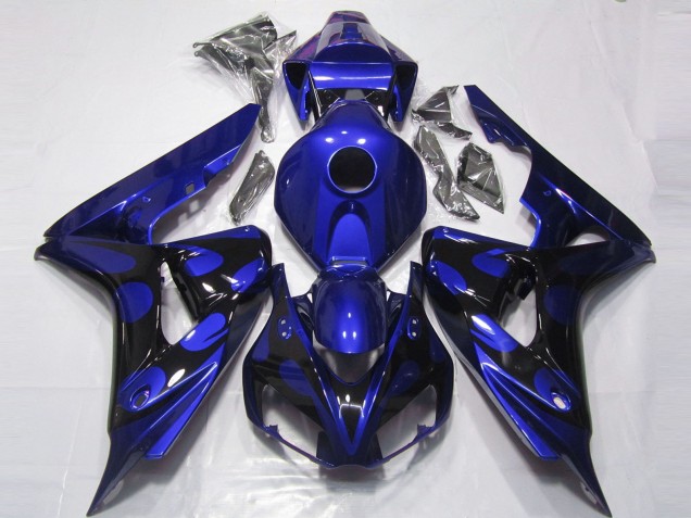 2006-2007 Gloss Blue and Black CBR1000RR Fairings