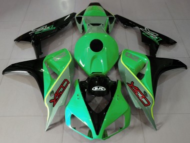 2006-2007 Gloss Green and Black CBR Style CBR1000RR Fairings