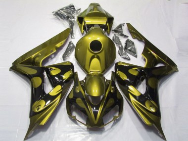 2006-2007 Gloss Yellow and Black CBR1000RR Fairings