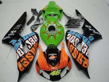 2006-2007 Green Rossi CBR1000RR Fairings