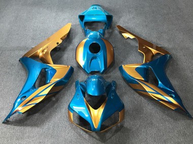 2006-2007 Light Blue & Gold CBR1000RR Fairings