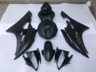 2006-2007 Matte Black Plain R6 Fairings