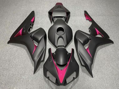 2006-2007 Matte Black and Pink CBR1000RR Fairings