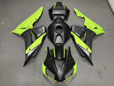 2006-2007 Matte Grey Black and Green CBR1000RR Fairings