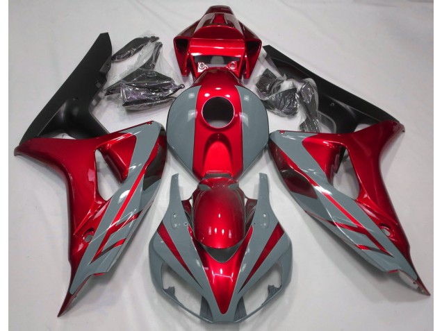 2006-2007 Nardo Grey and Red CBR1000RR Fairings