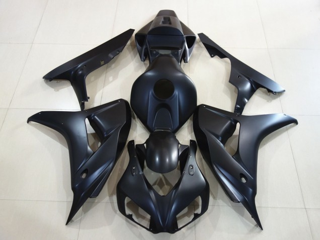 2006-2007 Plain Matte Black CBR1000RR Fairings