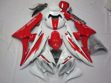 2006-2007 Red White Style Design R6 Fairings