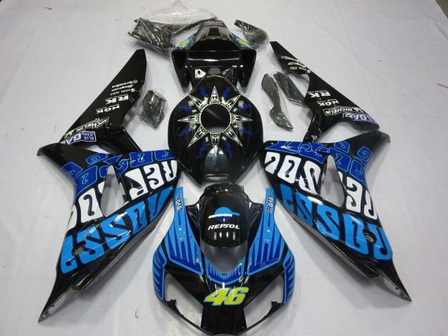 2006-2007 Rossi Blue Gloss CBR1000RR Fairings