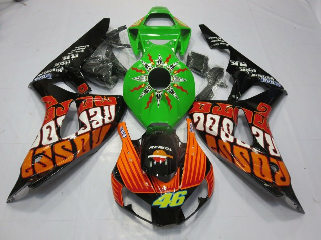 2006-2007 Rossi Lime CBR1000RR Fairings