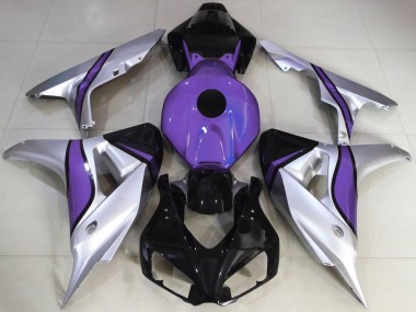 2006-2007 Silver and Purple Custom CBR1000RR Fairings