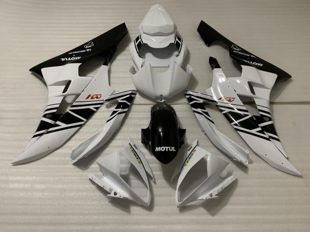 2006-2007 White Black Design R6 Fairings