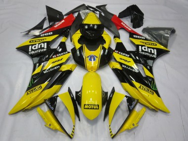 2006-2007 Yellow Motul R6 Fairings