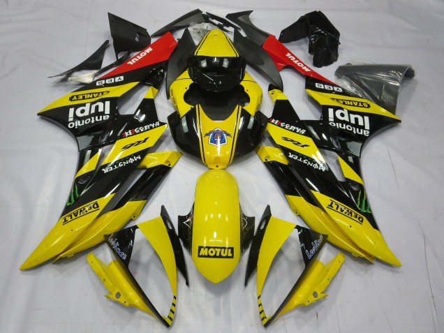 2006-2007 Yellow Motul R6 Fairings