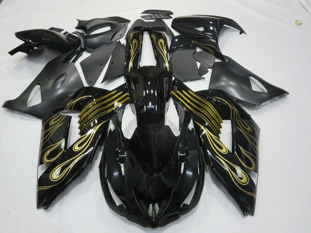 2006-2011 Black Gold ZX14R Fairings