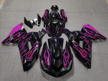 2006-2011 Pink Flame ZX14R Fairings