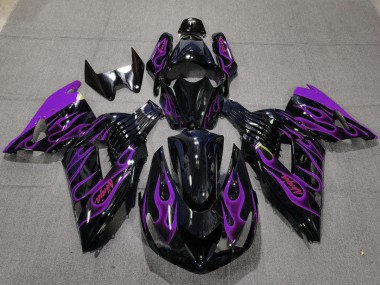 2006-2011 Purple Flame ZX14R Fairings