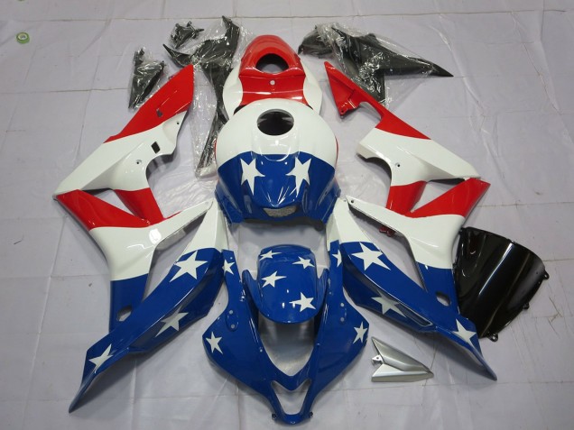 2007-2008 American Flag CBR600RR Fairings