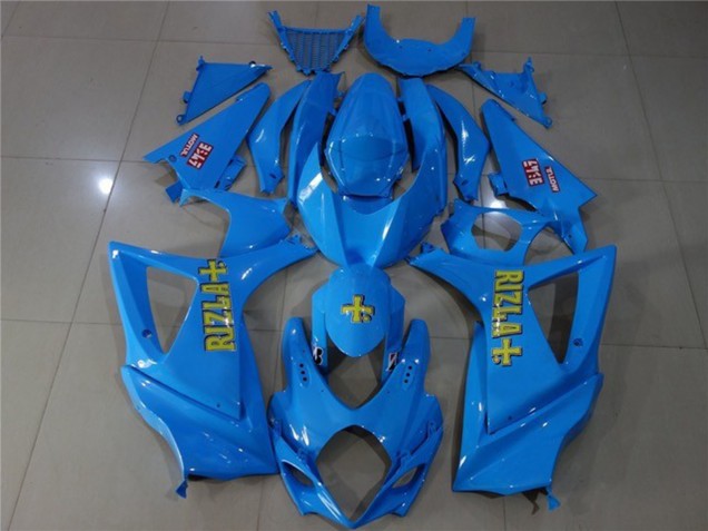 2007-2008 Blue Rizzla 07-08 GSXR 1000 Fairings