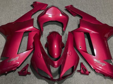 2007-2008 Candy Red ZX6R Fairings