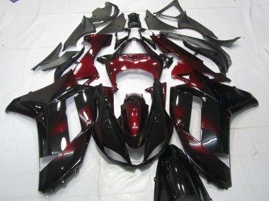 2007-2008 Deep Red ZX6R Fairings