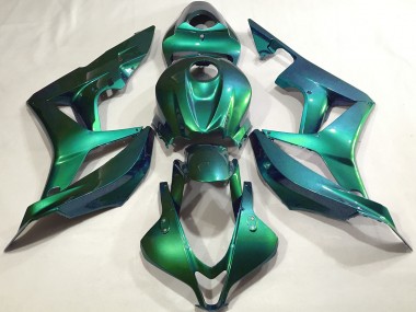 2007-2008 Emerald Green Plain CBR600RR Fairings