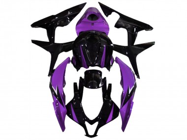 2007-2008 Gloss Black & Purple CBR600RR Fairings