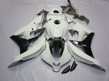 2007-2008 Gloss White and Black CBR600RR Fairings