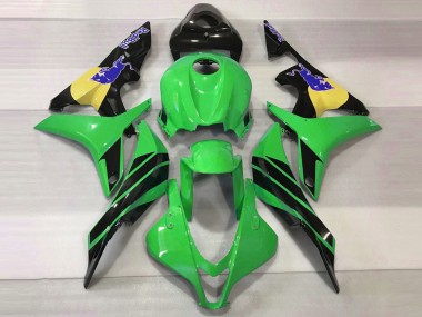 2007-2008 Green & Blue Bull CBR600RR Fairings