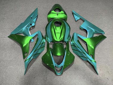 2007-2008 Green & Teal CBR600RR Fairings