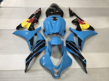 2007-2008 Light Blue Red Bull CBR600RR Fairings