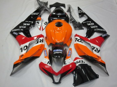 2007-2008 Light Orange Repsol CBR600RR Fairings