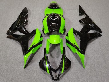 2007-2008 Lime Green and Black CBR600RR Fairings