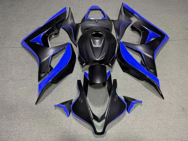 2007-2008 Matte Black & Blue CBR600RR Fairings