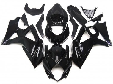 2007-2008 Slick Gloss Black Style GSXR 1000 Fairings