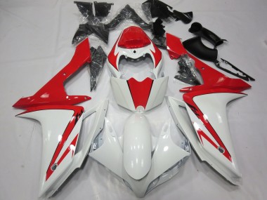 2007-2008 White Red custom R1 Fairings