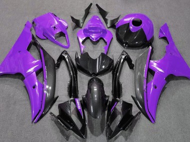 2008-2016 Gloss Purple and Carbon R6 Fairings