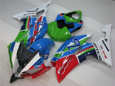 2008-2016 Green Fiat R6 Fairings