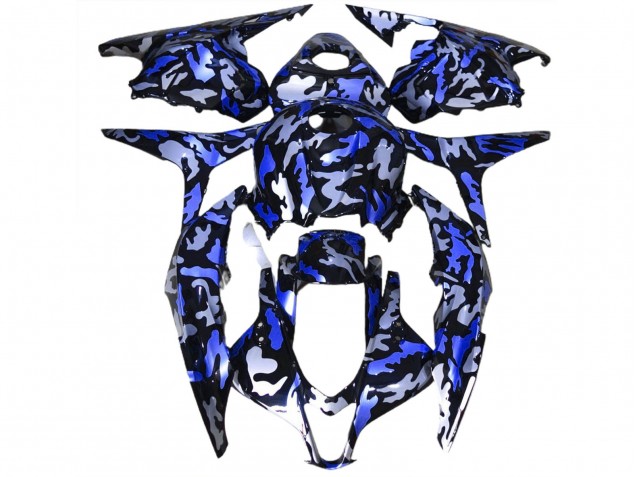 2009-2012 Dark Blue Snow Camo CBR600RR Fairings