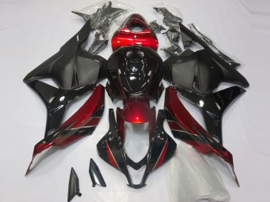 2009-2012 Gloss Red and Black CBR600RR Fairings