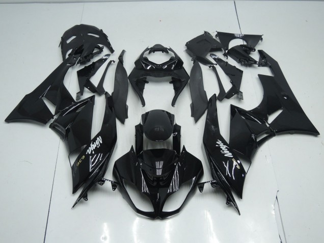 2009-2012 Gloss Total Black ZX6R Fairings