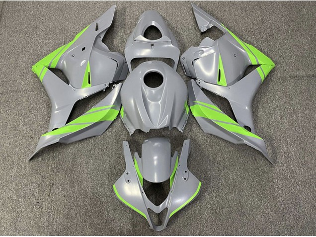 2009-2012 Nardo Grey and Green CBR600RR Fairings