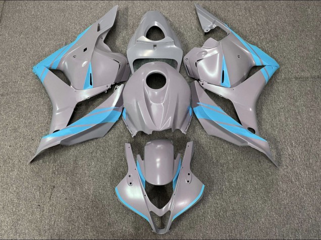 2009-2012 Nardo Grey and Light Blue CBR600RR Fairings