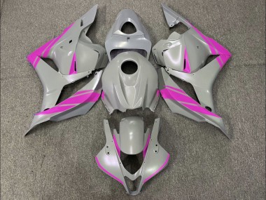 2009-2012 Nardo Grey and Pink CBR600RR Fairings